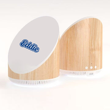 15W Bamboo Wireless Charger Bluetooth Speaker