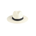 Wide Brim Straw Woven Panama Roll-Up Hat