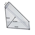 Reusable Clear Safe Plastic Triangle Sandwich Container