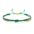 Olympic Handmade Country Flags Infinity String Bracelet