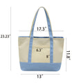 Canvas Tote Bag With Pocket