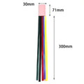 PU Leather Bible Ribbon Bookmark With Colorful Ribbons