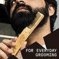 Men's Folding Wooden Comb