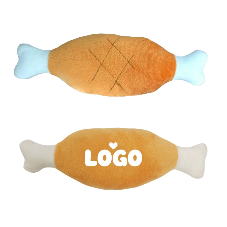 Chicken Leg Squeaker Chew Toy
