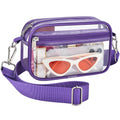 Clear PVC Crossbody Stadium Bag