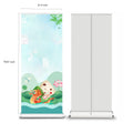 Portable Aluminum Alloy Vertical Retractable Roll Up Banner Stand