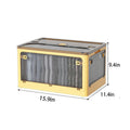 Stackable Storage Crate With Wheels