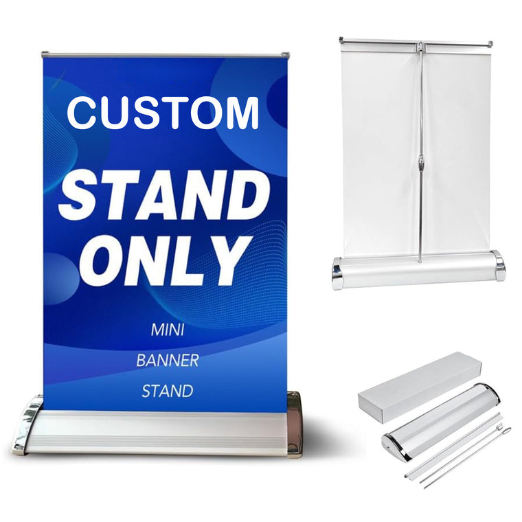 A4 Retractable Roll-Up Banner Stand