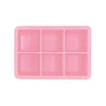6 Flexible Silicone Ice Cube Trays