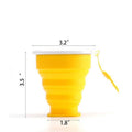 Collapsible Silicone Cup With Lid
