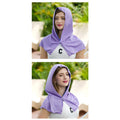 Neck Face Cooling Hoodie Towel