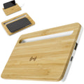 2 In 1 Wood Desktop 10W Wireless Charger Phone Stand Holder