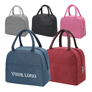 Large Capacity Insulated Oxford Lunch Bag