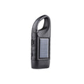Solar-Powered Hand-Cranked And Rechargeable Flashlight