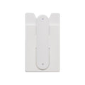 U-Shape Cell Phone Back Stick Silicone Card Holder Stand