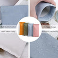 Portable Squeeze Top Leather Eyeglass Case