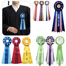 Award Ribbon Medals With Badge For Recognition