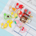 Assorted Shape Silicone Straw Cap