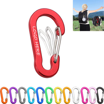 Outdoor Carabiner Gourd-Shaped Aluminum Alloy Quick Hook