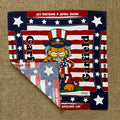 22" X 22" Custom Full Color Cotton Head Scarf