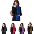 Cozy Fleece Wrap Shawl With Large Front Pockets