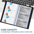 Professional Leather Card Book Organizer