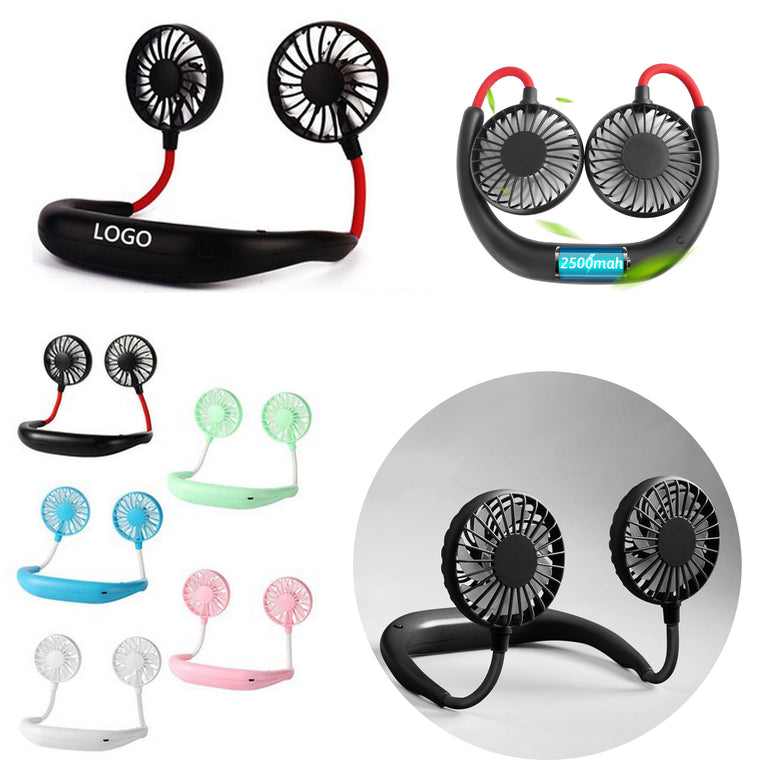 Hands Free Hang Around Neck Fans Hanging Sport