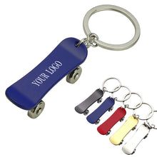 Creative Metal Skateboard Shape Keychain Gift Hanging