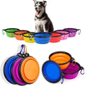 Silicone Pet Collapsible Dog Bowl W/Carabiner