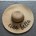 Womens Sun Straw Hat Wide Brim