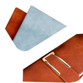 Leather Notebook With Magnetic Buckle Closure