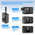 Portable Electric Mini Air Pump With Digital Gauge