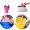 Collapsible Silicone Cup With Lid