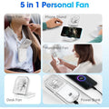 5 IN 1 Mini Fan 3,000mAh Power Bank