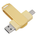 8GB Dual - Interface Rotatable USB Flash Drive
