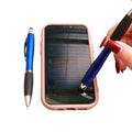 Gourd Shaped Led Light Up Logo Ballpoint Touch Screen Pen