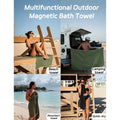 Outdoor Magnetic Beach Bath Towel