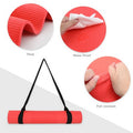 Full Length PVC Yoga Mat And Carrying Strap-Ocean