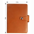 Custom A5 Faux Leather Notebook – Personalized Journal