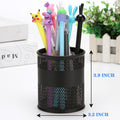 Metal Mesh Pencil Holder - Black