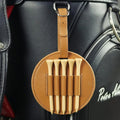 Pu Leather Golf Tee Holder With Buckle