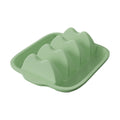 Rectangle Silicone Taco Holder Plate With Dividers