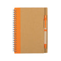 Classic Style Kraft Paper Notebook W/Pen