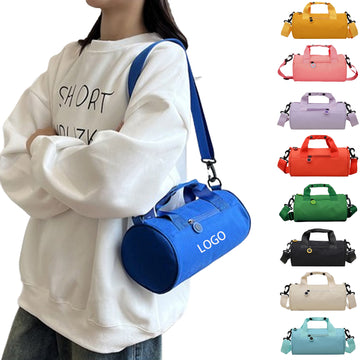 Waterproof Oxford Cylindrical Sports Gym Fitness Bag