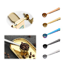 Stainless Steel Coffee Scoop W/Bag Clip