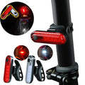 Rear Bike Tail Light USB Rechargeable