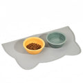 Non-slip Silicone Cat Ear Shaped Pet Placemat