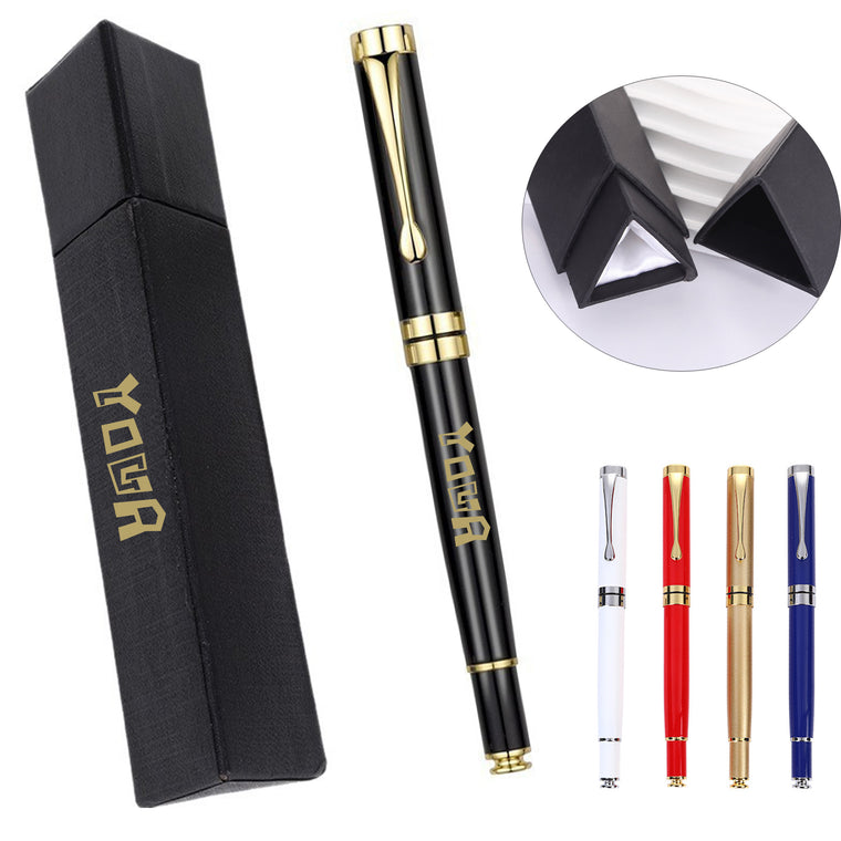 Triangle Pen Box With Pen