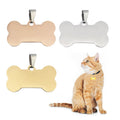 Bone Style Stainless Steel Pet Tag