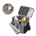 10L Insulated Lunch Cooler Bag with Pockets & Shoulder Strap